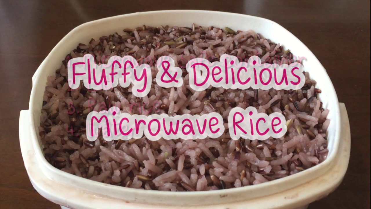 Cook rice in Microwave watch this for 1 mins and you can do it