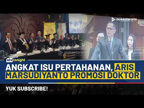 Kepala Bappisus Aris Marsudiyanto Raih Doktor, Bahas Kemandirian Anggaran Pertahanan | NTV