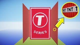 100,000 TNT vs T-SERIES & PEWDIEPIE | Minecraft