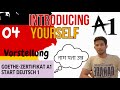 Introduce yourself ,Learn German Goethe A1 in Hindi