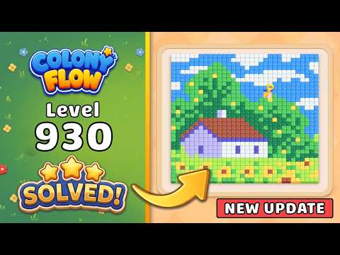 Colony Flow! Level 930 Walkthrough 🐜 | ABI GAMES Solution & Gameplay 🧩 (New Update)