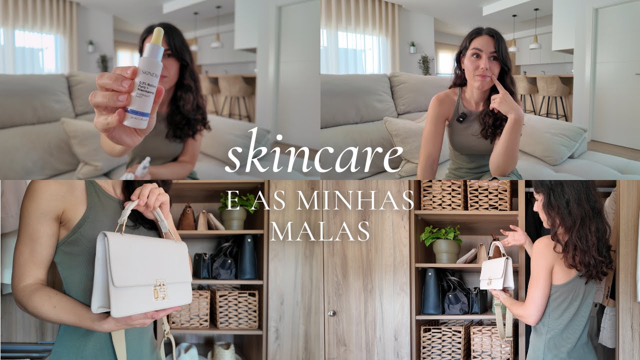 Finalmente, uma rotina de skincare que funciona e é acessível + Mostrei as minhas malas!