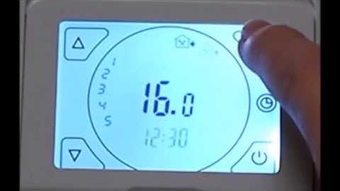 How To Program Your Thermostat - Allbrite UK Ltd