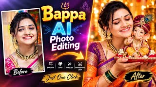 Ganpati Bappa Photo Editing with ChatGPT | Ganesh Chaturthi AI Prompt 2026 screenshot 1