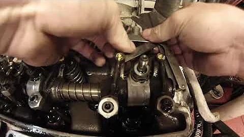 Checking valve lash on a John Deere 6068