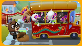 My Talking Tom Friends (Day 435) - Unlock Dragon Bus (iOS, Android Gameplay #777) screenshot 5