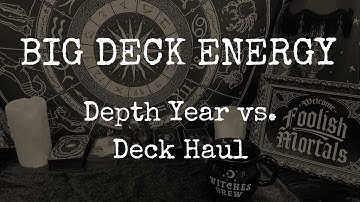 So Much for Depth Year! 😬 | Tarot Haul 