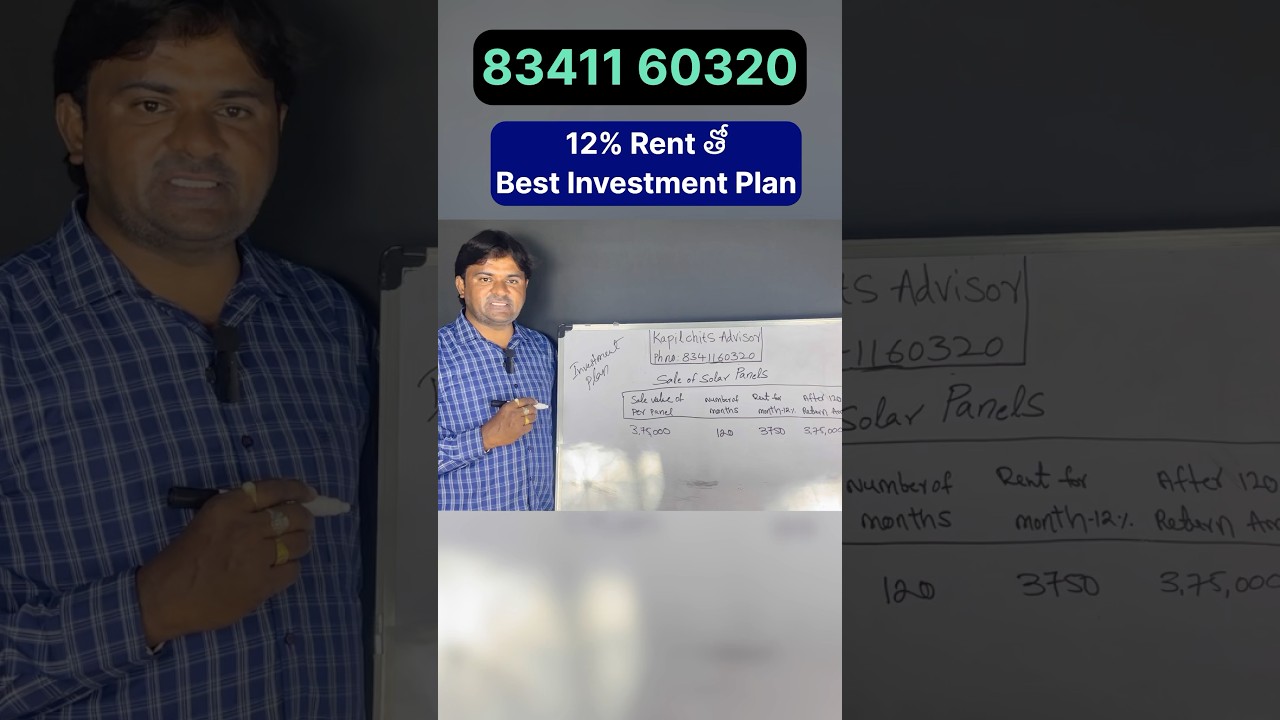 12% Rent తో Best Investment Plan || Kapil Chits || Kapil Properties || Kapi Group ||