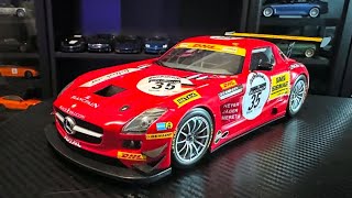 1:18 Mercedes SLS GT3 by Minichamps Review - YouTube