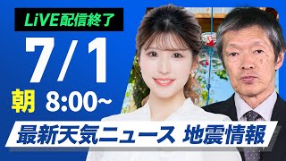 ウェザーニュースの配信のサムネイル画像