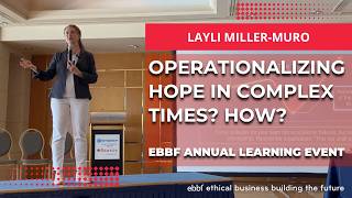 Is it possible to operationalize hope in complex times? How? (Layli Miller-Muro)