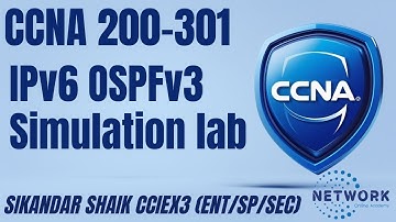 50 CCNA 200-301 Exam Questions | IPv6 OSPF Simulation | Sikandar Shaik
