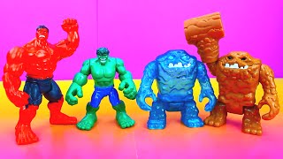 Hulk & Brother Bob Fight Clay Face & Ice Face In Tag Team All Star Wrestling