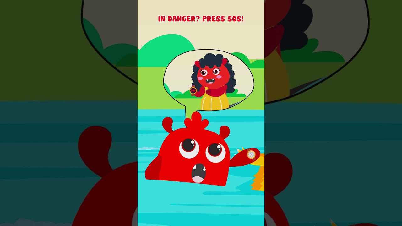 Don’t Swim Past the Warning Sign! - Water Safety for Kids  #shorts  #forkids #education #Safeforkids