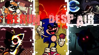 Rerun Despair Sonic.exe Rerun Characters Cover Fnf