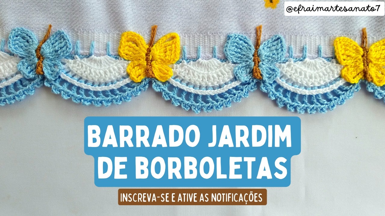 Barrado JARDIM DE BORBOLETAS 🦋 