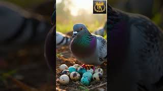 Kishan eat all eggs and fighting a pigeon #feed #feedshorts #aishorts #youtubeshorts #moralstory #ai