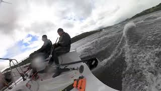 RS400 downwind at Bala. (long distance race 2 - 26/6/22 Pix & Matt )
