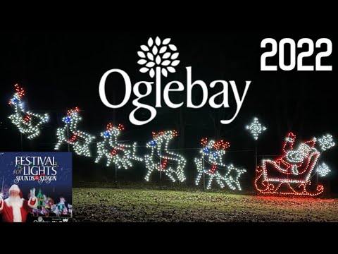 Vídeo: Oglebay Winter Festival of Lights em West Virginia