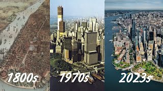 Evolution of New York city (NY) 1800s-2023s