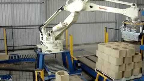 JMP ENGINEERING - Robotic Palletizing - Concrete Block