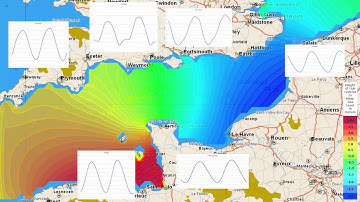 English Channel Tidal Heights