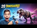 Time Traveled to a REAL Dinosaur Zoo… (You Won’t Believe This!) #learningvideos #dinosaur #viral 