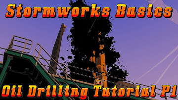 Stormworks Basics: Oil Drilling Series P1 Drilling  #tutorial #stormworks #gaming #gamingvideos