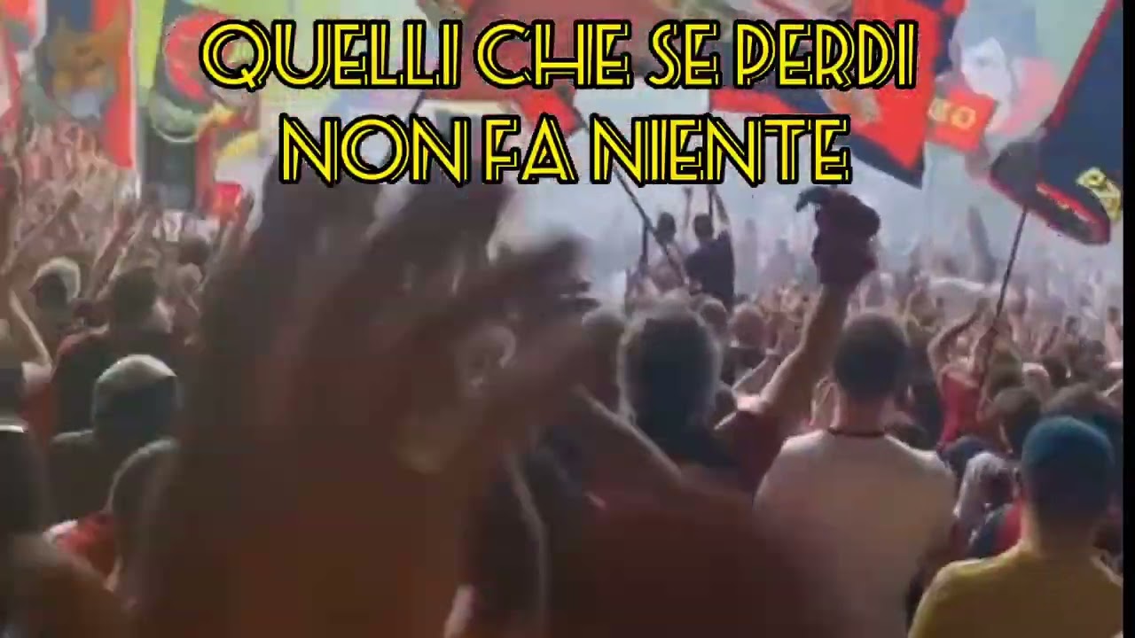 GENOA-CORO FORZA GRANDE GENOA CON TESTO