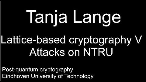 Lattice-based cryptography V - Attacks on NTRU