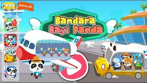 Babybus Bandara Bayi Panda Bahasa Indonesia #GameAnak