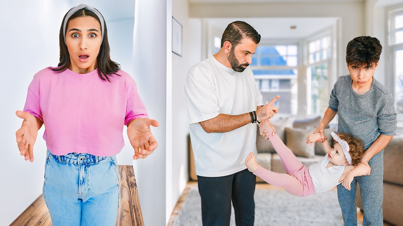 اختي بكت بسبب معاملتهم لها 😢 (كاميرا خفيه)