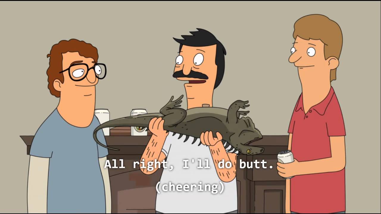 Bob's Burgers Bob drinks out of Beta YouTube