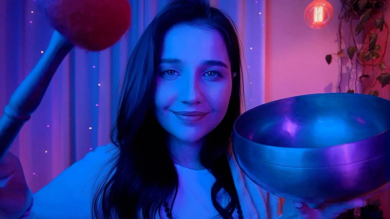 ASMR Frequências de AMOR e PAZ ♡ Sino Tibetano e Sussurros para Dormir Profundamente | 3 Horas