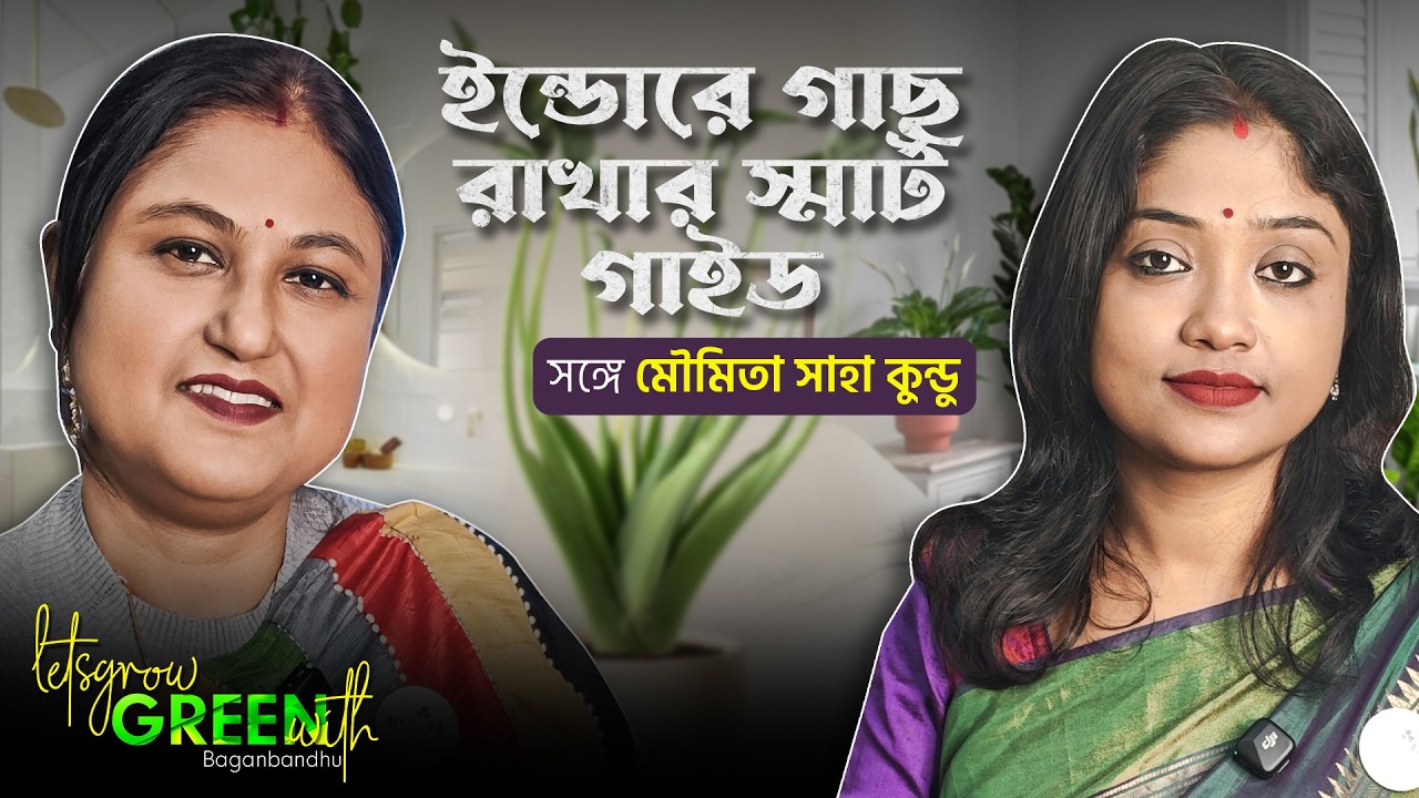 ইন্ডোরে গাছ রাখার স্মার্ট গাইড | Lets grow green with baganbandhu | Baganbandhu