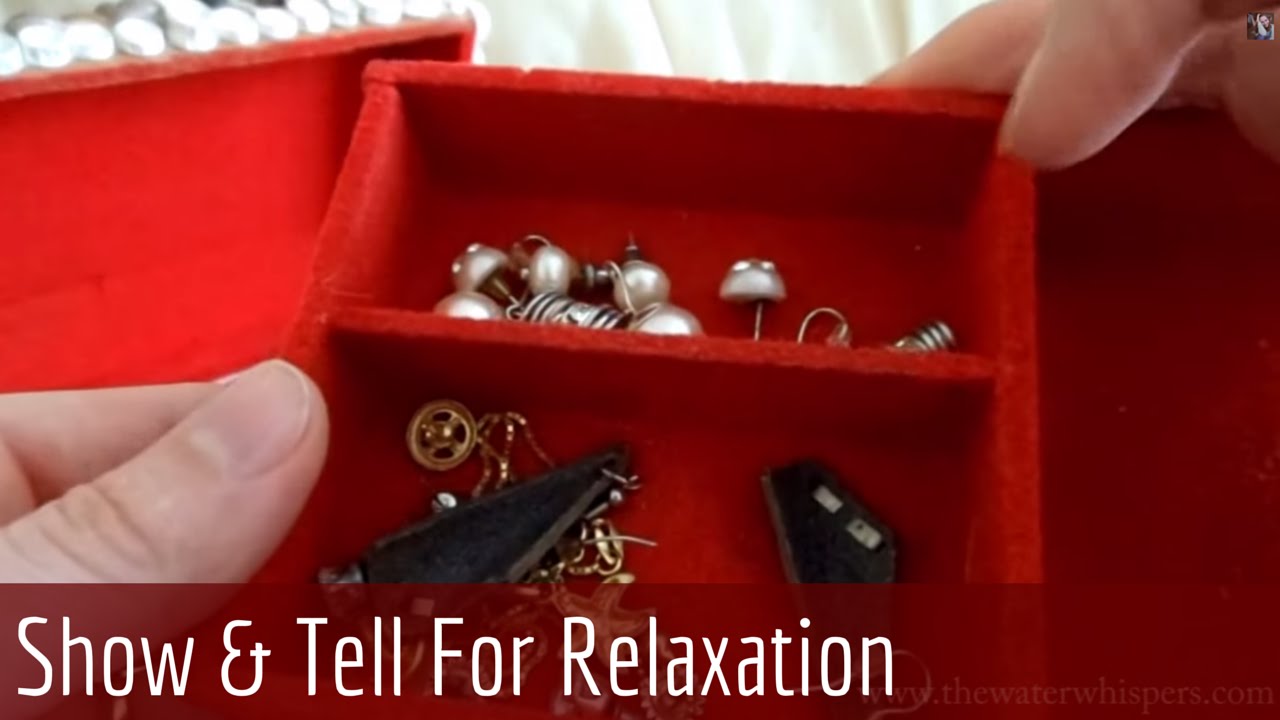 [HD] ASMR Stereo whispering - Old Jewellery Collection - Show & tell