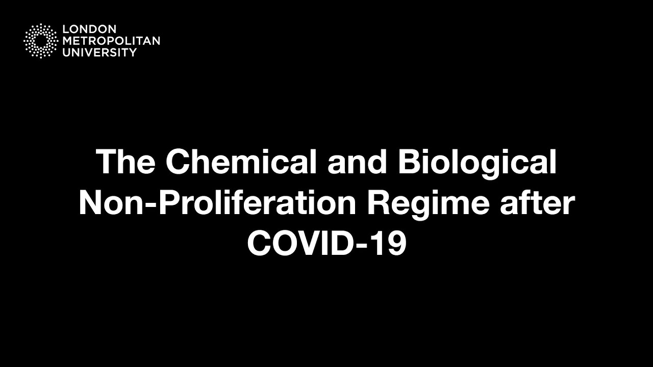 The Chemical and Biological Non Proliferation Regime after COVID 19.