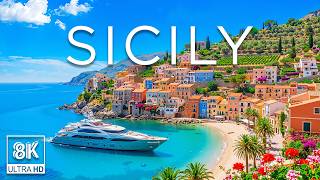 Sicily, Italy 8K | Aerial Views of the Most Beautiful Mediterranean Island