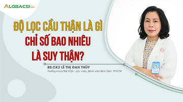 Độ lọc cầu thận là gì, chỉ số bao nhiêu là suy thận? | BS.CK2 Lê Thị Đan Thùy