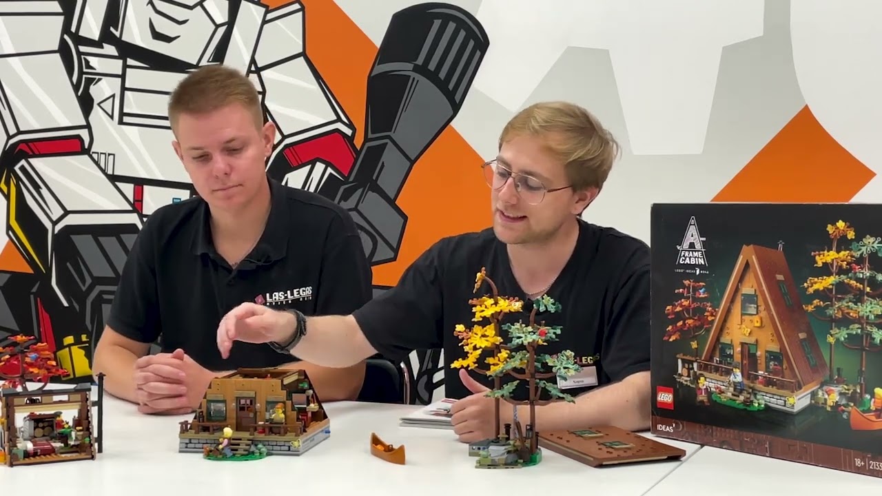 ОБЗОР НАБОРА ЛЕГО ХИЖИНА 21338 | СЕРИЯ LEGO IDEAS A-Frame Cabin