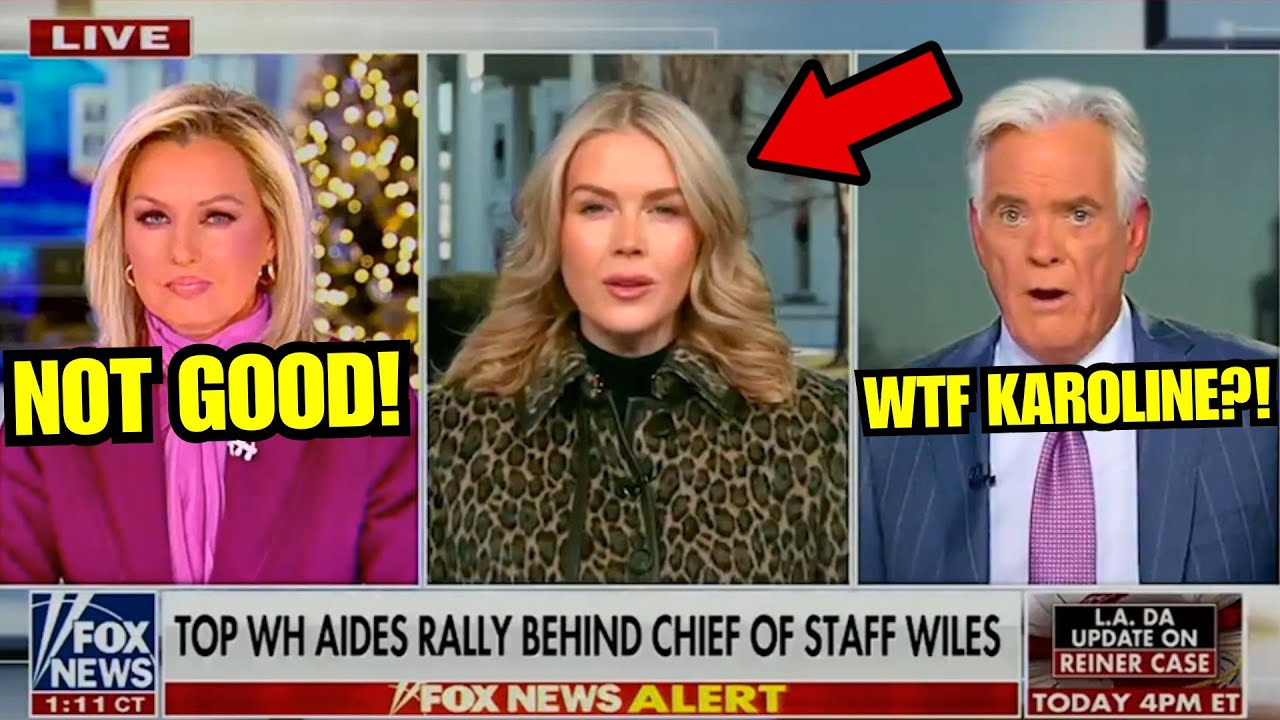 Karoline Leavitt PANICS as Fox Hosts CONFRONT HER