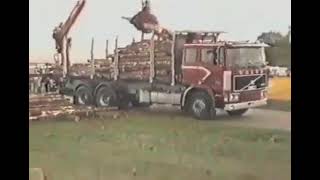 Lastbil 1983 - Trailer Trucking Festival Och Tävling I Manöver Ekonomikörning Och Timmerlastning.
