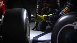We wind our pit stop right down, bringing you 2.05 seconds: slow-mo
style.