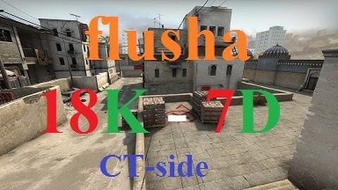 CSGO demo(flusha) fnatic vs NiP Bo3 dust2 Caseking of the Hill