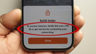 to access features kindly link your lpg id or get started by completing your onboarding