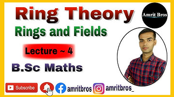 Ring Theory | Problems | Examples | Abstract Algebra | BSc Maths | Amrit Tiwari