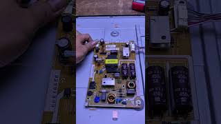 Repairing Sharp TVs that fail to turn on and experience protection issues. #tv #Sharp #repair #tips