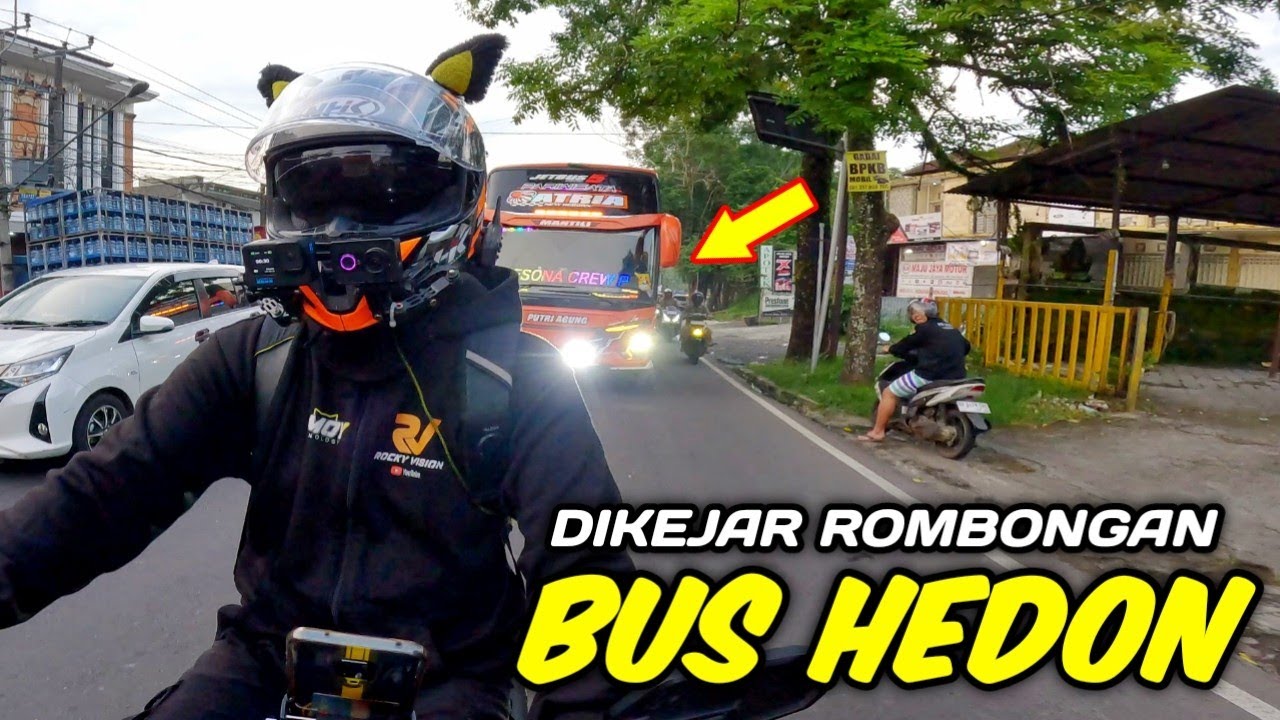 KEJAR ROMBONGAN BUS HEDON ADA MATANYA !! MEREKA DATANG KE BALI