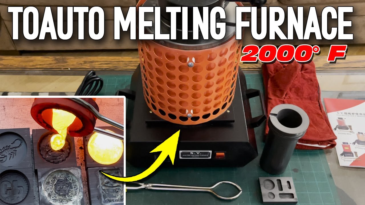 Casting Copper With The TOAUTO Melting Furnace Easiest Beginner's