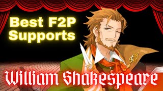 [FGO] Best F2P Supports: William Shakespeare, Playwright Extraordinaire